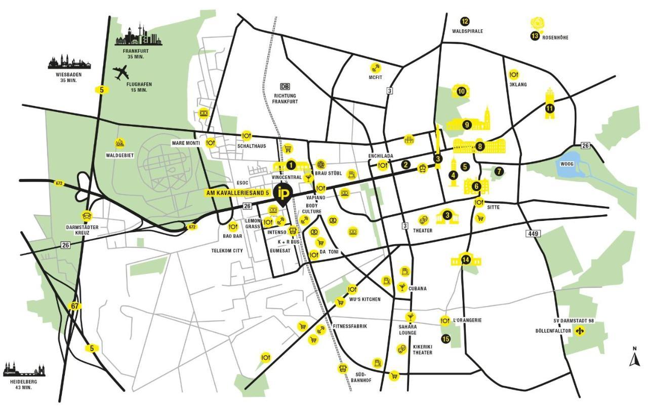 Ipartment Darmstadt Dış mekan fotoğraf